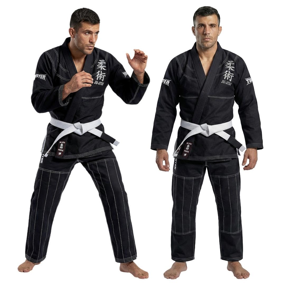 Twister Contest 2.0 Brazilian Jiu Jitsu Gi | Jiu Jitsu Uniform | BJJ Gi | Lightweight Preshrunk Fabric | Comes With FREE Belt