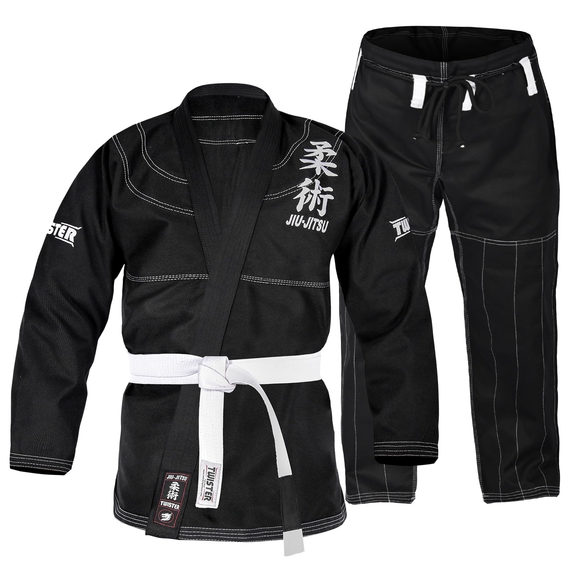 Twister Contest 2.0 Brazilian Jiu Jitsu Gi | Jiu Jitsu Uniform | BJJ Gi | Lightweight Preshrunk Fabric | Comes With FREE Belt