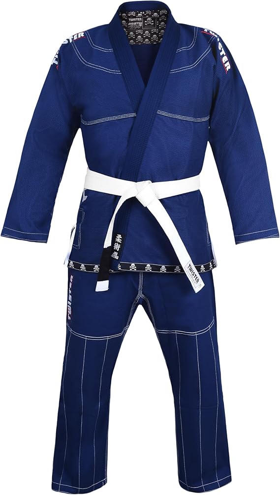 Progress BJJ Gi | Preshrunk Pearl Weave 475g Pants & Jacket | Brazilian Jiu Jitsu Uniform FREE White Belt