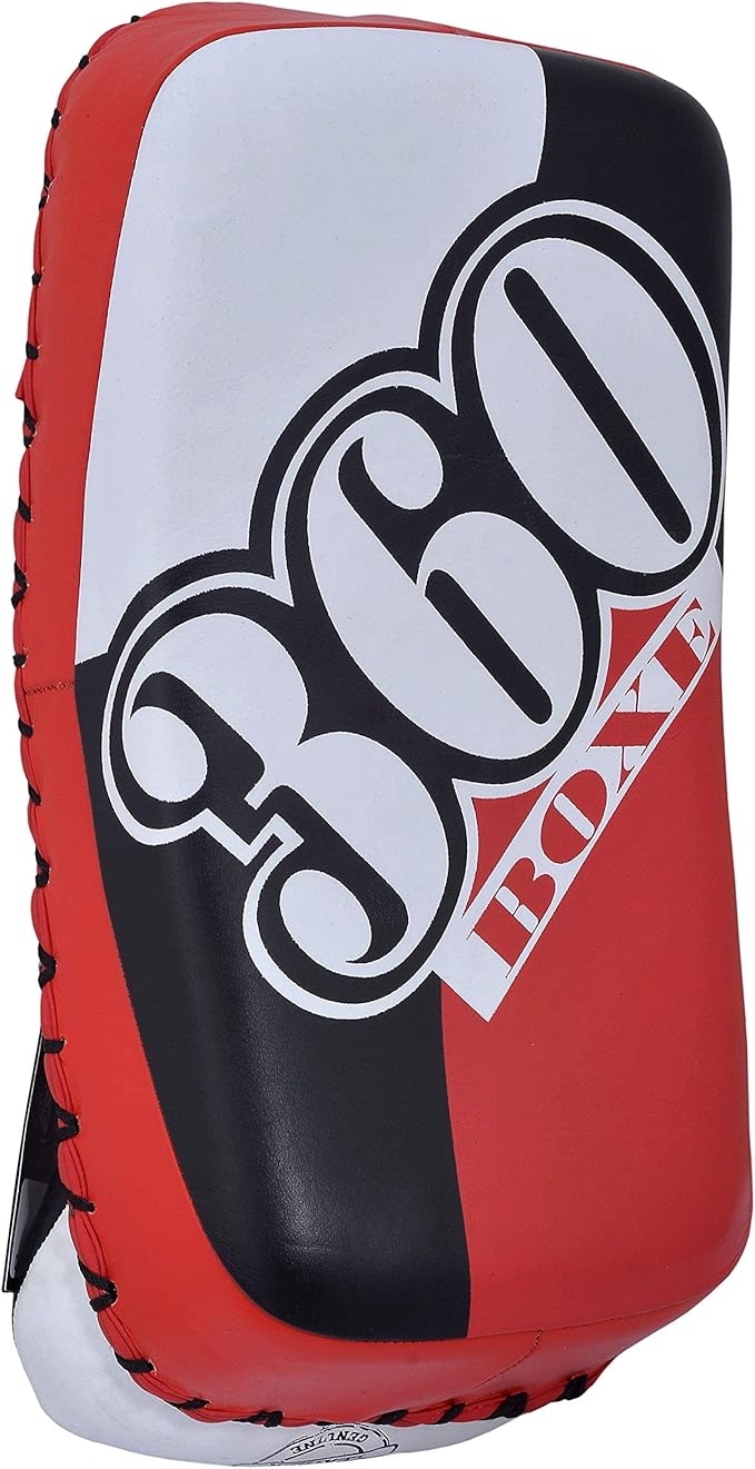 Twister Lightweight Boxing Arm Pad Kick Shield |100% Genuine Leather Thai Pads | MMA Muay Thai Shield Curved Pads | Martial Art Training Pads Boxing Striking Pads (Single not Pair)