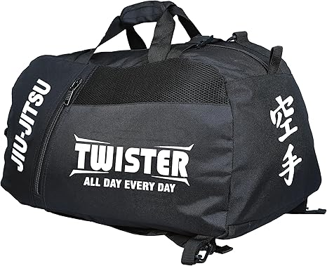 TWISTER Jiu jitsu backpacks (Black/White, Jiu jitsu backpacks)